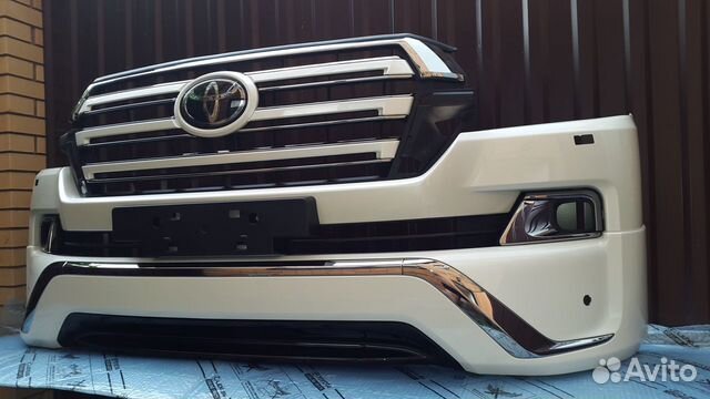 Бампер передний Land Cruser 200 Executive White 18