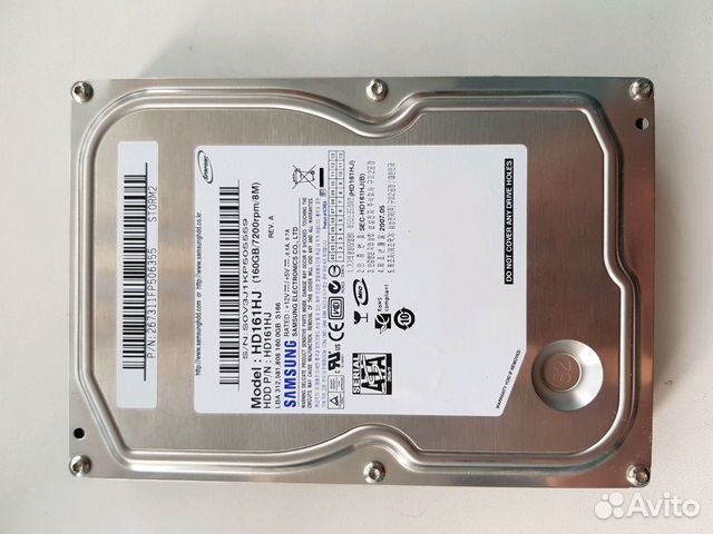 Жёсткий диск на 160 Gb