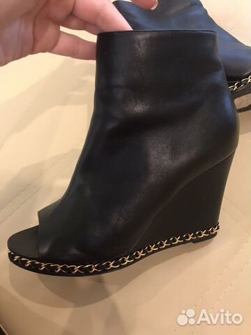 Ботильоны ботинки Chanel. Оригинал Ботильоны ботинки Chanel. Оригинал