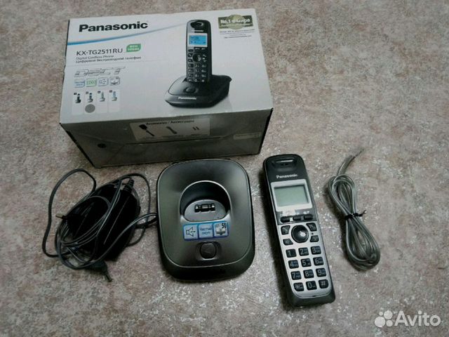Panasonic kx-tg2511ru беспроводной телефон