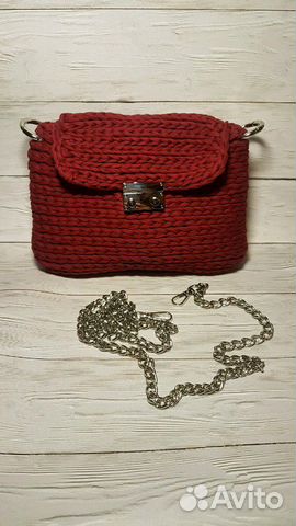 Сумка из трикотажной пряжи Сумка из трикотажной пряжи