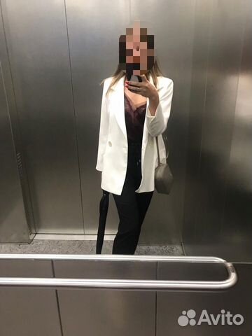 Белый пиджак zara Белый пиджак zara
