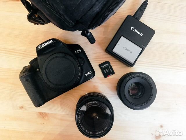 Canon EOS 500D Kit + сумка + карта памяти