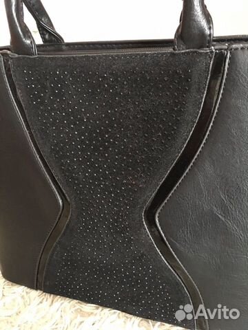 Сумка женская черная, новая. вместительная