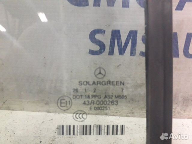 Форточка задняя правая Mercedes S-Klasse W221 S350