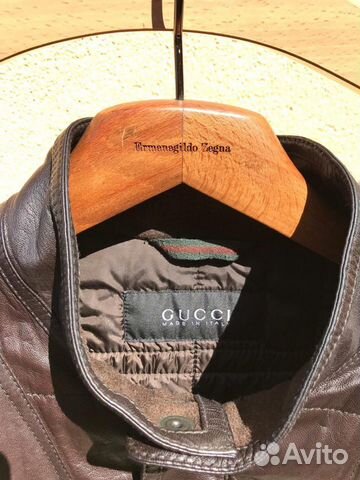 Мужская кожаная куртка Gucci Мужская кожаная куртка Gucci