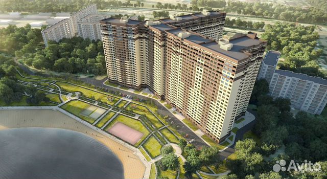 1-к квартира, 42.2 м², 21/25 эт.