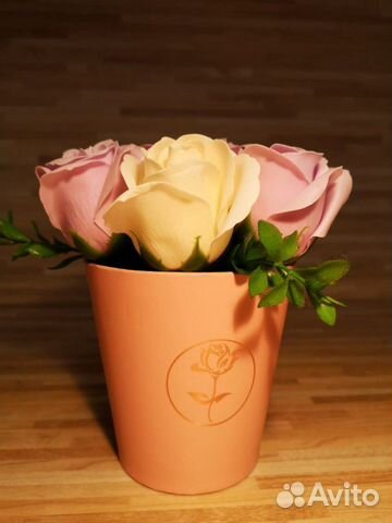 Букет из мыльных роз