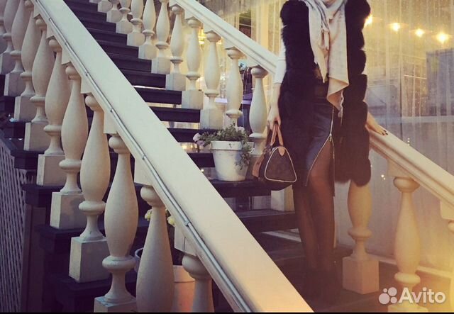 Меховая жилетка из песца Меховая жилетка из песца