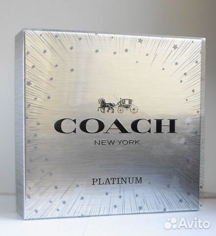 Набор Coach Platinum eau de parfum + shower gel Набор Coach Platinum eau de parfum + shower gel