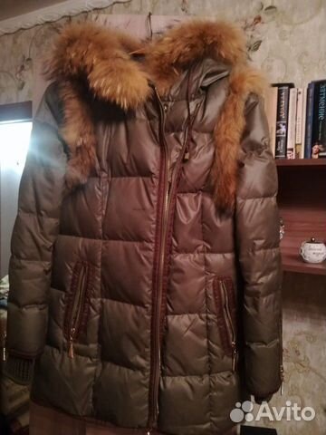 Зимний пуховик 2 в 1.жилетка+куртка. мех отстегива