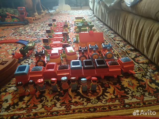 Железная дорога Elc большой набор+ещё дорога Железная дорога Elc большой набор+ещё дорога