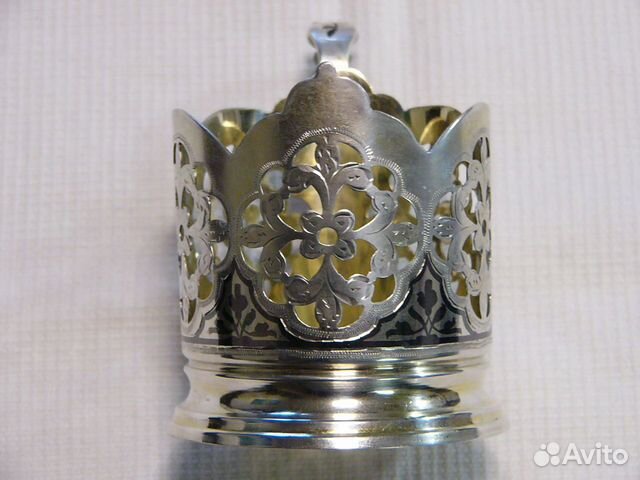 Серебряный подстаканник 