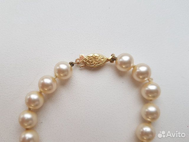 Винтажное колье ожерелье бусы из жемчуга Винтажное колье ожерелье бусы из жемчуга