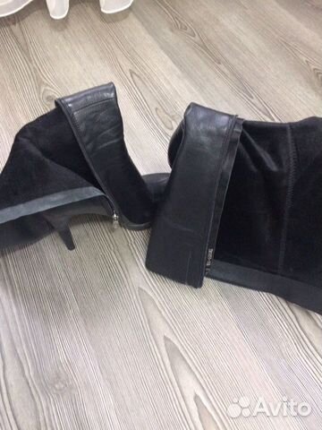 Сапоги нат кожа 39-40р