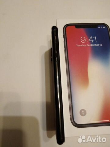 iPhone X 256gb space gray, Рст, идеал ст+чехол UAG