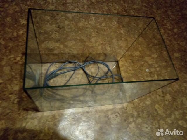 Аквариум с термокабелем для обогрева