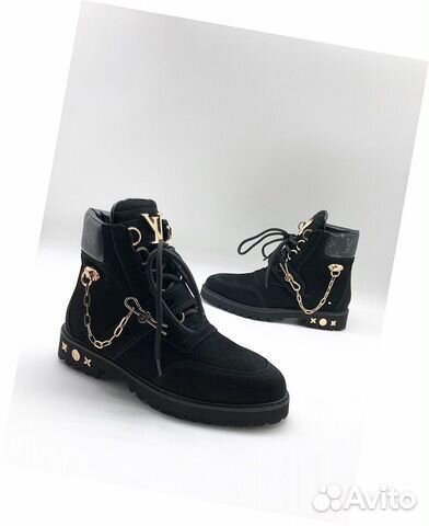 Кожаные ботинки Louis Vuitton