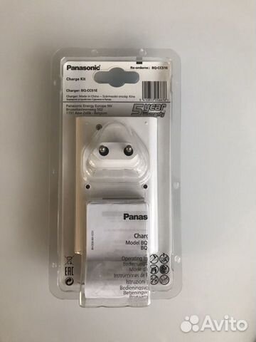 Зарядное устройство Panasonic BQ-CC51E Зарядное устройство Panasonic BQ-CC51E