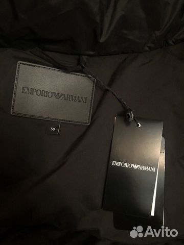 Пуховик Emporio Armani оригинал новый 50-52 Пуховик Emporio Armani оригинал новый 50-52