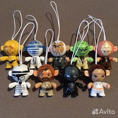 Брелки kinder surprise Star Wars