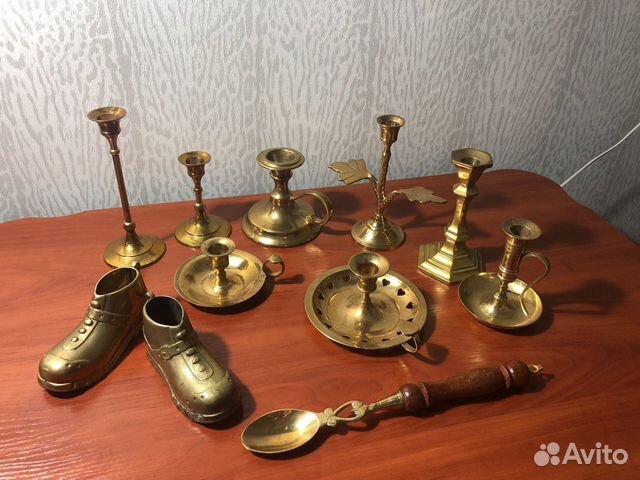 Подсвечник из латуни Подсвечник из латуни