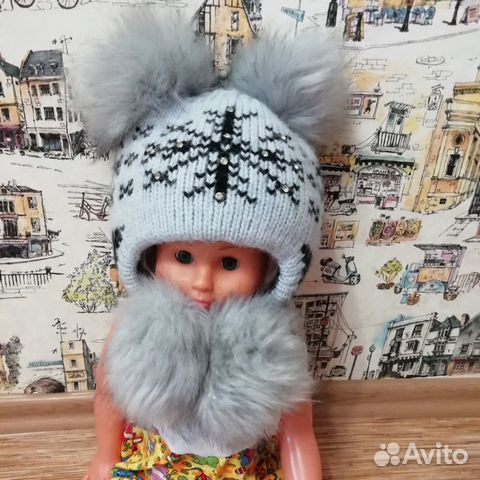 Шапка зимняя на девочку Шапка зимняя на девочку