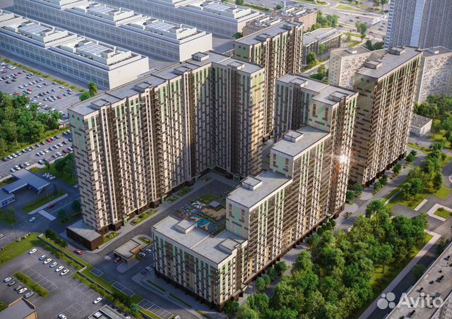 2-к квартира, 57.4 м², 13/22 эт. 2-к квартира, 57.4 м², 13/22 эт.