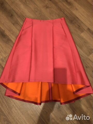 Юбка атласная