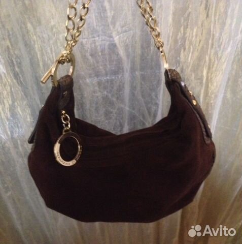 Сумка замшевая коричневая Gerardino de Maggio Сумка замшевая коричневая Gerardino de Maggio