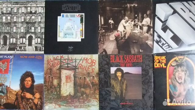 LP Led Zeppelin Firm Page Plant Black Sabbath Ozzy