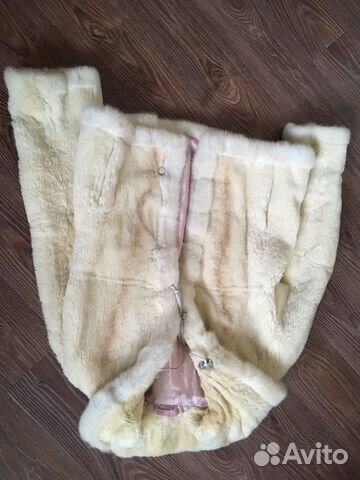 Шубка светлая автоледи 42-44 р