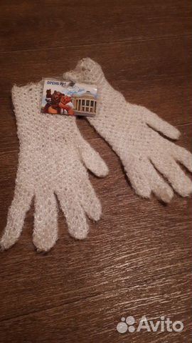 Перчатки пуховые ажурные Новые из Оренбурга