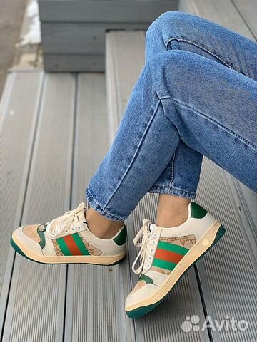 Кеды кожаные Gucci Кеды кожаные Gucci