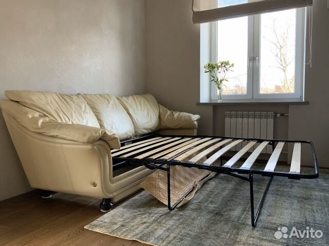 Диван Nieri Corniche кожаный раскладной Италия