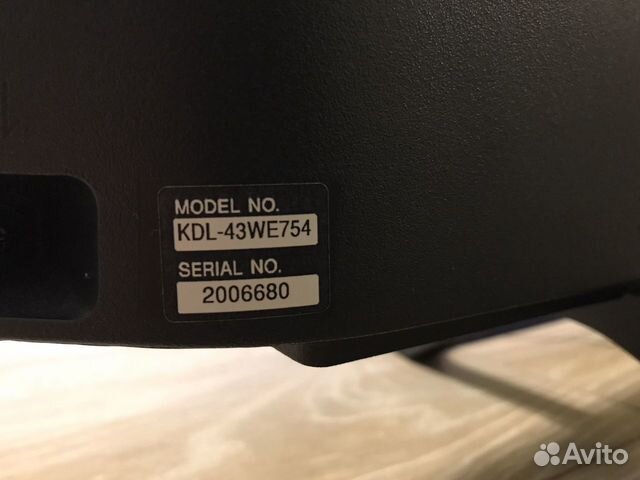 Телевизор Sony kdl-43we754