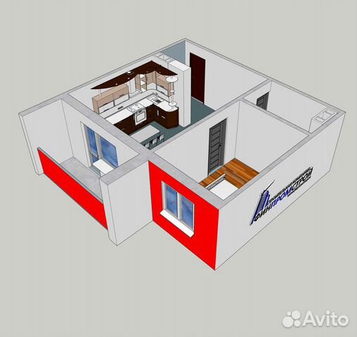 2-к квартира, 40.8 м², 10/10 эт.