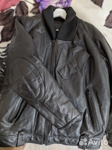 Alexander Wang x H&M кожаная куртка (L-XL)