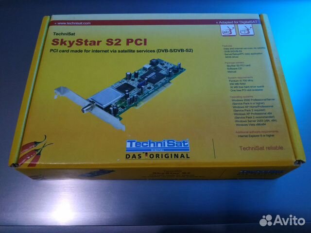 Skystar S2 PCI для спутникового интернета и TV Skystar S2 PCI для спутникового интернета и TV
