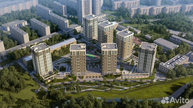 1-к квартира, 48.2 м², 9/17 эт.