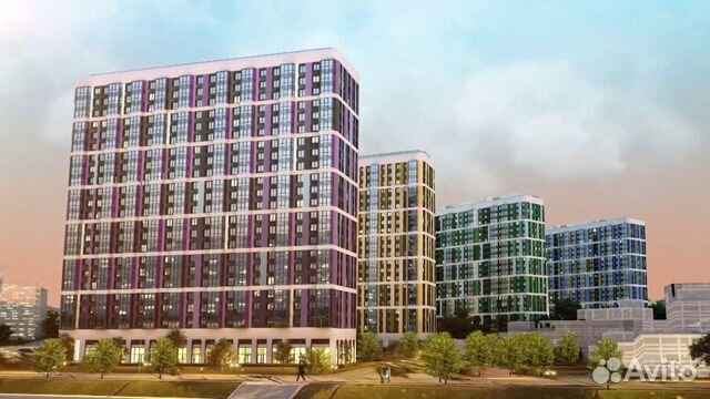 1-к квартира, 35.3 м², 20/22 эт.