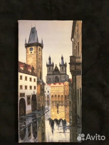 Картины из Чехии с видами Праги и замка