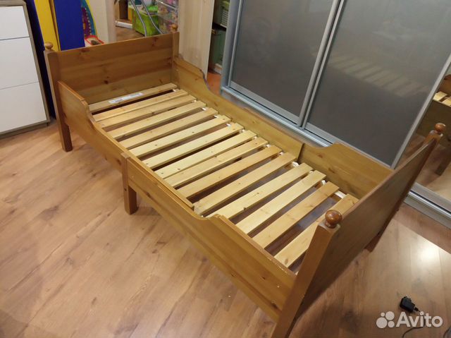 Детская раздвижная кровать IKEA Лексвик