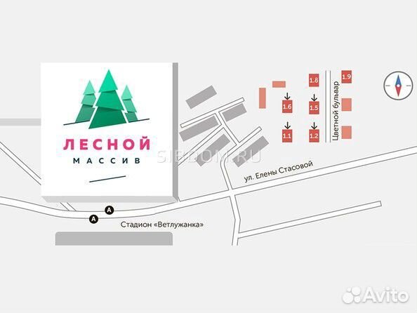 2-к квартира, 60.7 м², 16/17 эт.
