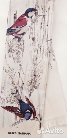 Шарф Dolce Gabbana шелковый новый