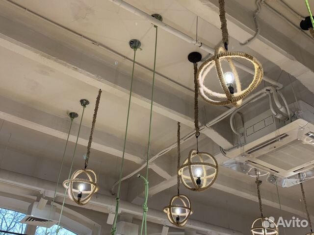 Светильник канатный на цепях Светильник канатный на цепях