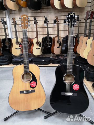 Новые гитары Fender CD-60S (два цвета)