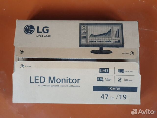 Монитор LG 19M38A-B