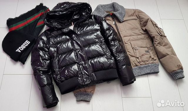 Пуховики Moncler и хаки 42-44 S