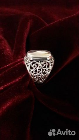 Печатка серебряная 925